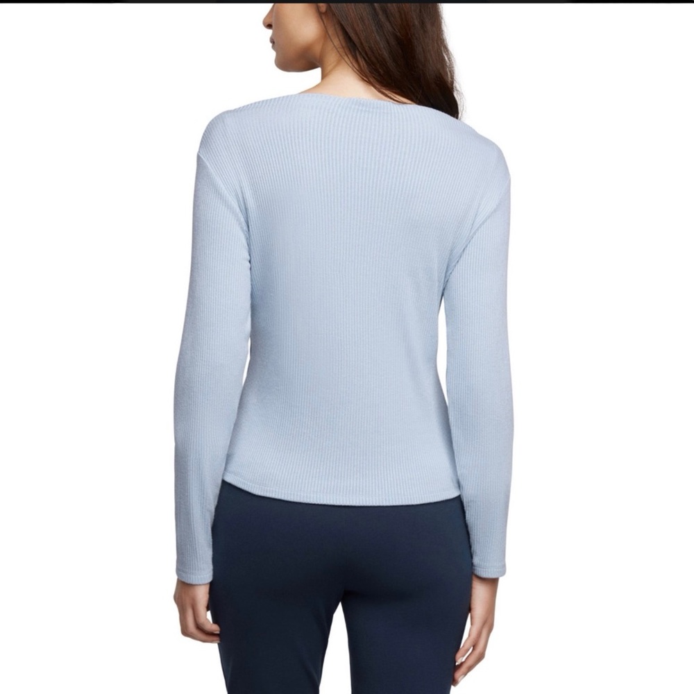 NWT Banana Republic Women's Ribbed Long Sleeve Top Size M - Picture 3 of 6